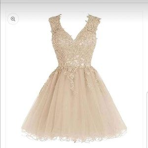 Champagne Prom dress